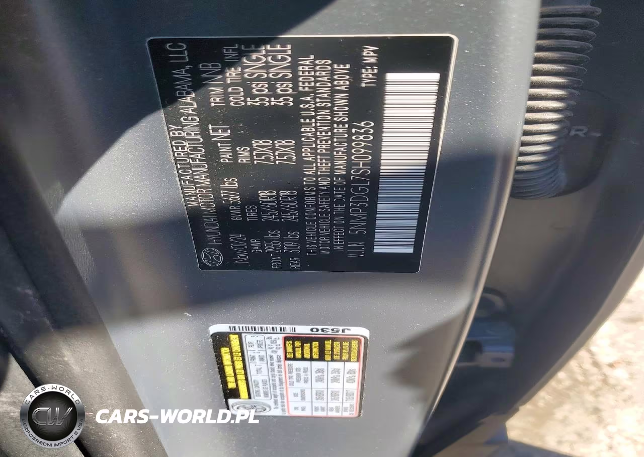 2025 Hyundai Santa Fe Xrt VIN:5NMP3DGL7SH099836 - 13