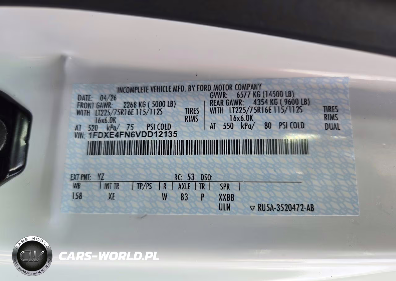 2027 Entegra Odyssey Rv VIN:1FDXE4FN6VDD12135 - 10