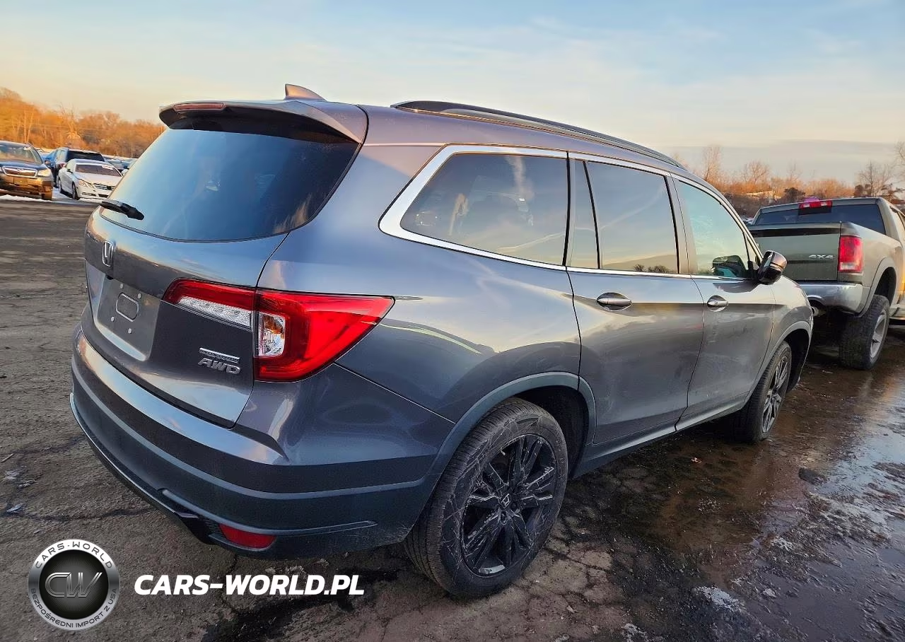 2022 Honda Pilot Se VIN:5FNYF6H21NB068990 - 3