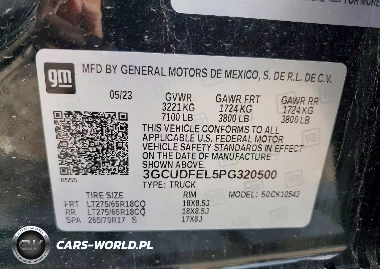 2023 Chevrolet Silverado K1500 Lt Trail Boss VIN:3GCUDFEL5PG320500 - 12