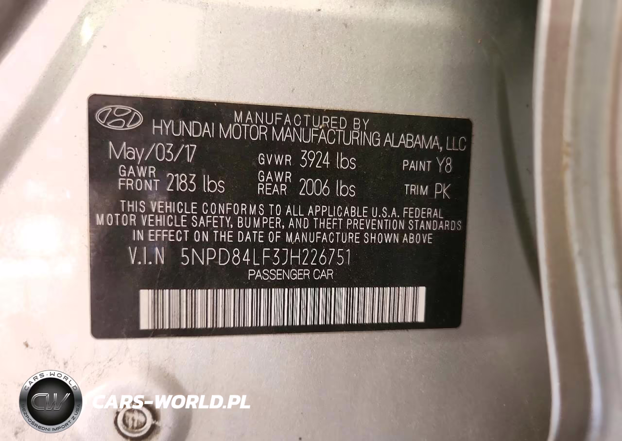 2018 Hyundai Elantra Sel VIN:5NPD84LF3JH226751 - 12