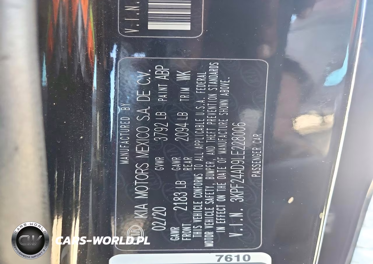 2020 Kia Forte Lxs VIN:3KPF24AD9LE228006 - 12