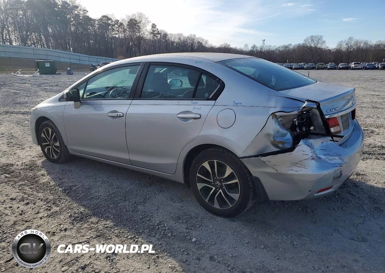 2014 Honda Civic Ex VIN:2HGFB2F86EH537361 - 2