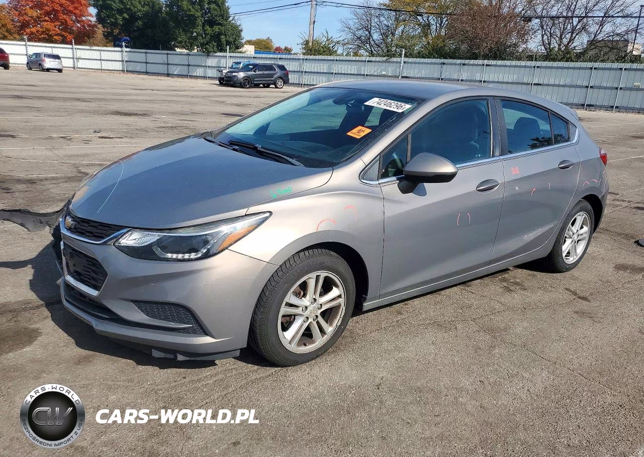 2017 Chevrolet Cruze Lt VIN:3G1BE6SM7HS604123 - 1