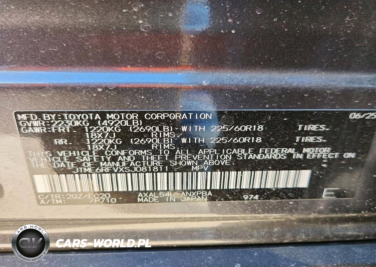 2025 Toyota Rav4 Xse VIN:JTME6RFVXSJ081811 - 13