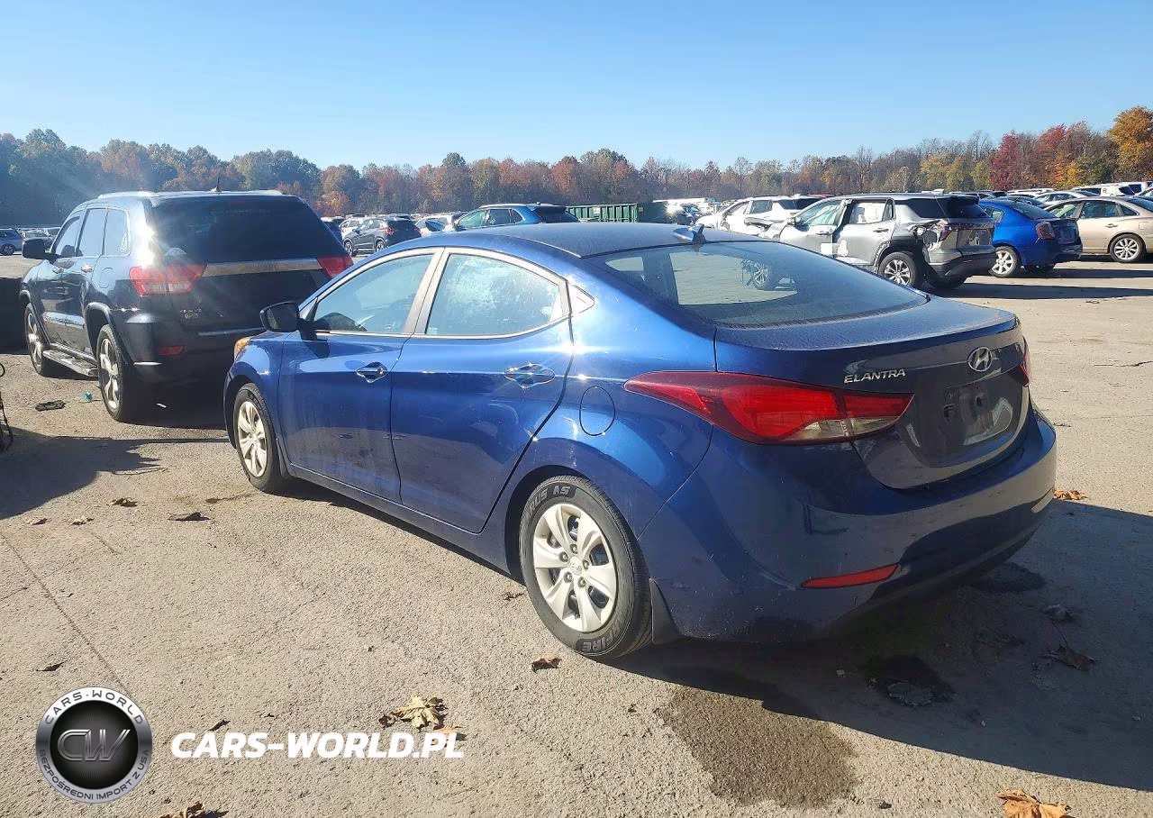2016 Hyundai Elantra Se VIN:5NPDH4AE0GH795012 - 2