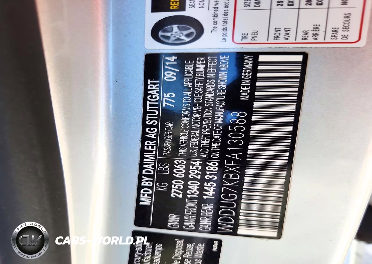 2015 Mercedes-Benz S 65 Amg VIN:WDDUG7KBXFA130588 - 12