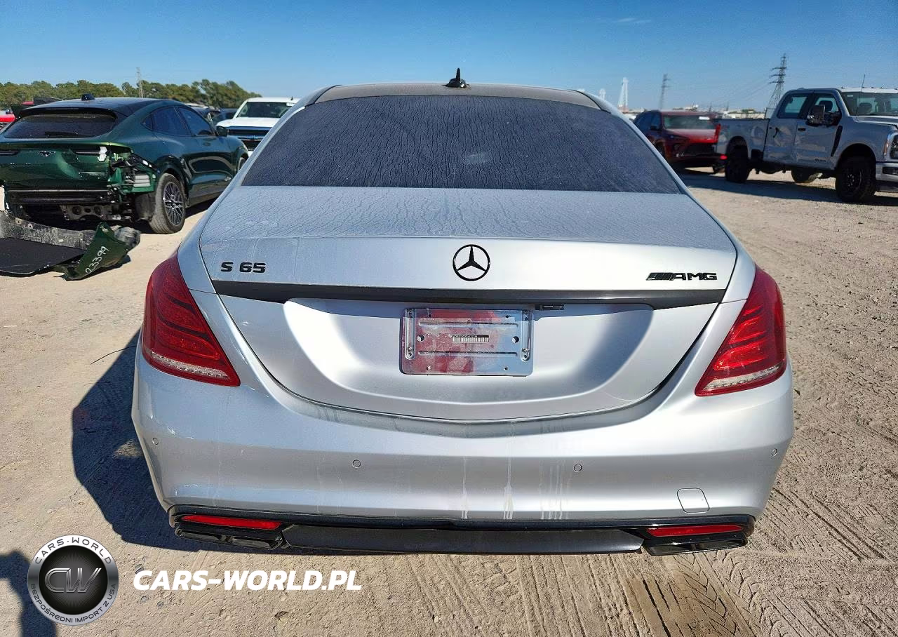 2015 Mercedes-Benz S 65 Amg VIN:WDDUG7KBXFA130588 - 6