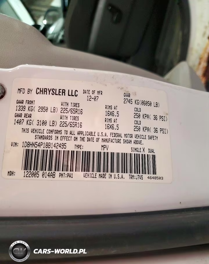 2008 Dodge Grand Caravan Sxt VIN:1D8HN54P18B142495 - 13