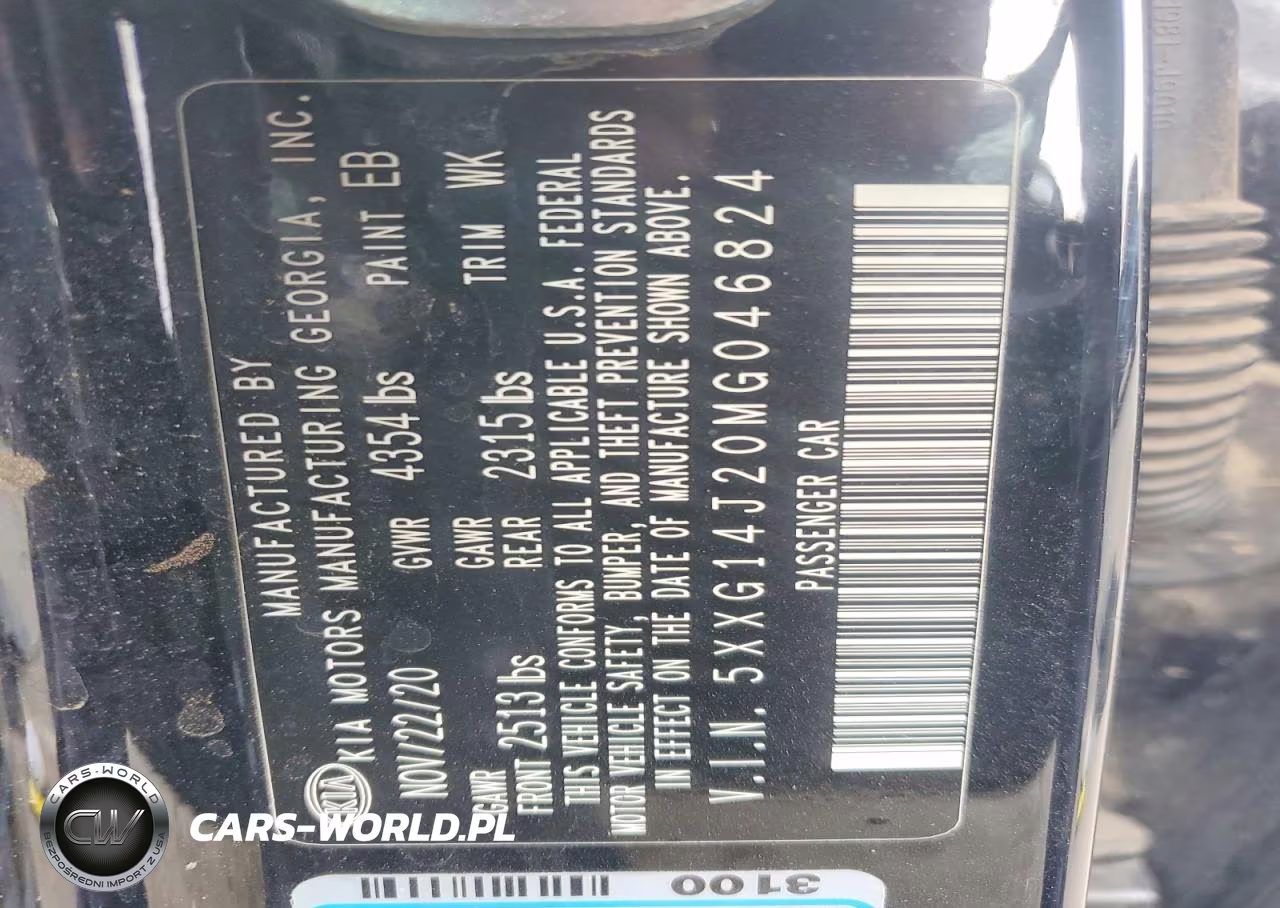 2021 Kia K5 VIN:5XXG14J20MG046824 - 12