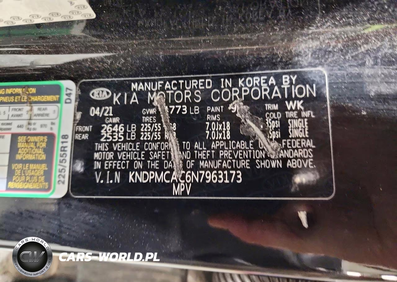 2022 Kia Sportage Lx VIN:KNDPMCAC6N7963173 - 13
