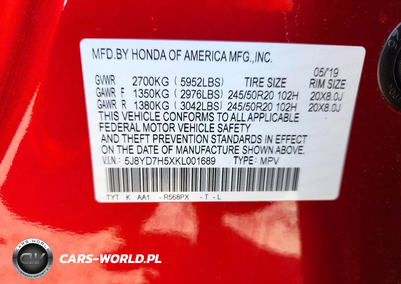 2019 Acura Mdx Sport Hybrid Technology VIN:5J8YD7H5XKL001689 - 13
