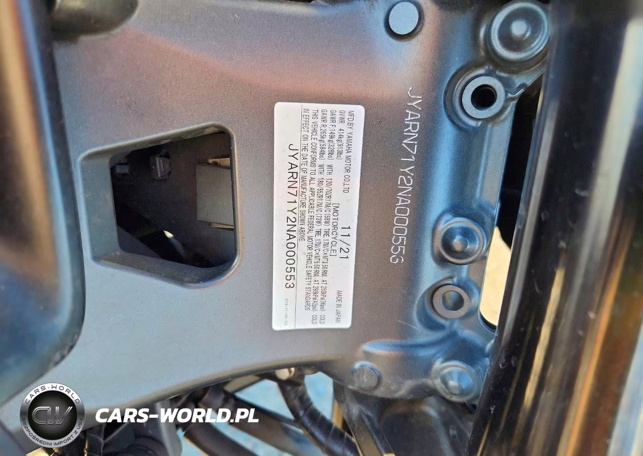 2022 Yamaha Mt09 C VIN:JYARN71Y2NA000553 - 9