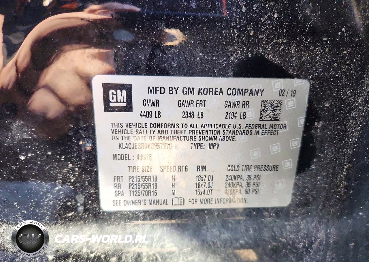 2019 Buick Encore Preferred VIN:KL4CJESB0KB857278 - 13