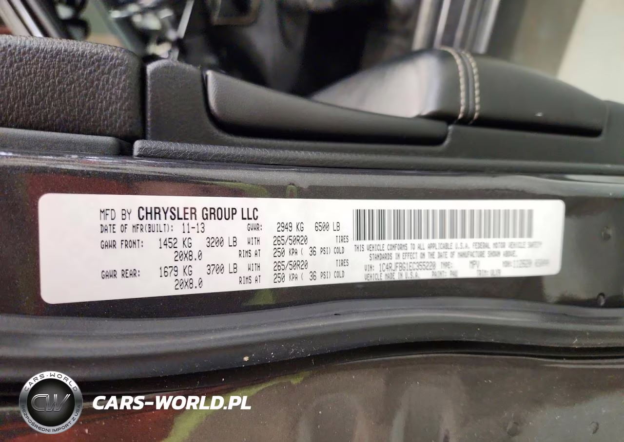 2014 Jeep Grand Cherokee Limited VIN:1C4RJFBG1EC355220 - 13