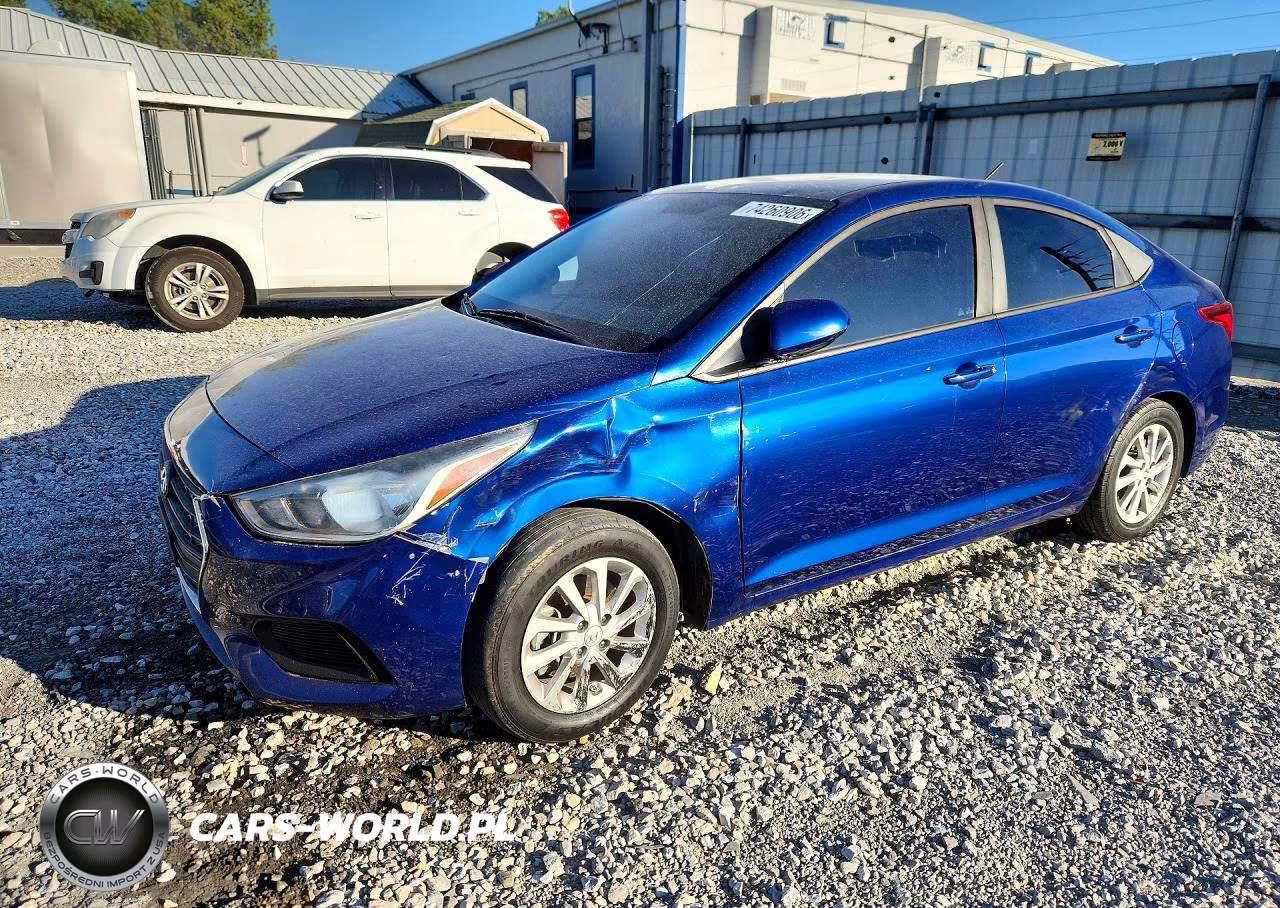 2018 Hyundai Accent Sel VIN:3KPC24A32JE018399 - 1