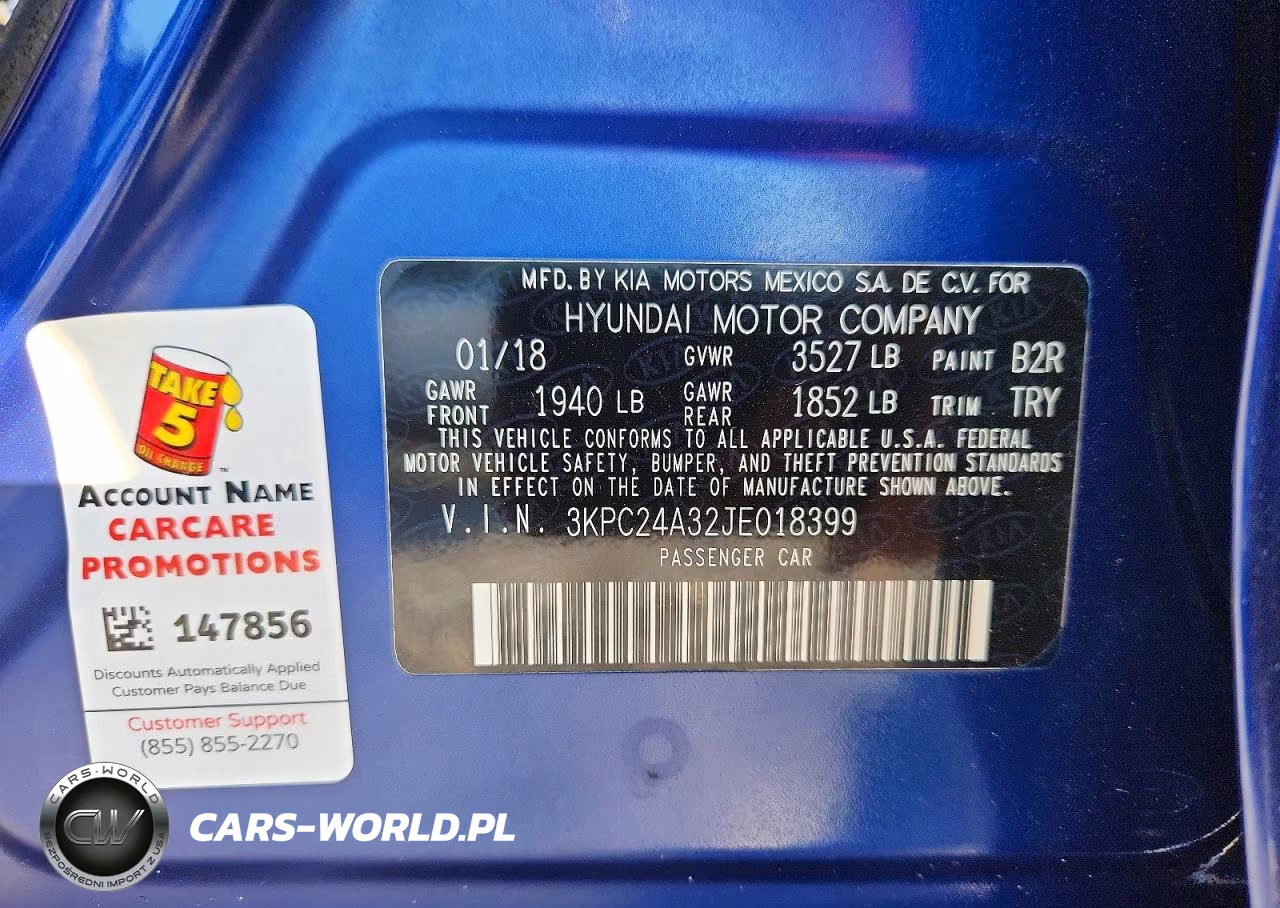2018 Hyundai Accent Sel VIN:3KPC24A32JE018399 - 12