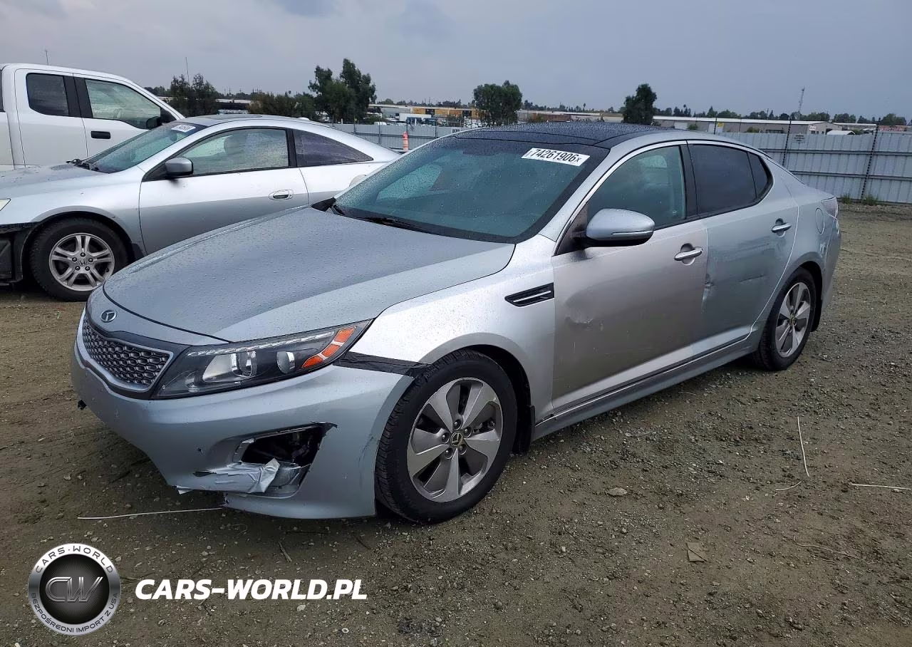 2014 Kia Optima Hybrid VIN:KNAGN4AD0E5065740 - 1