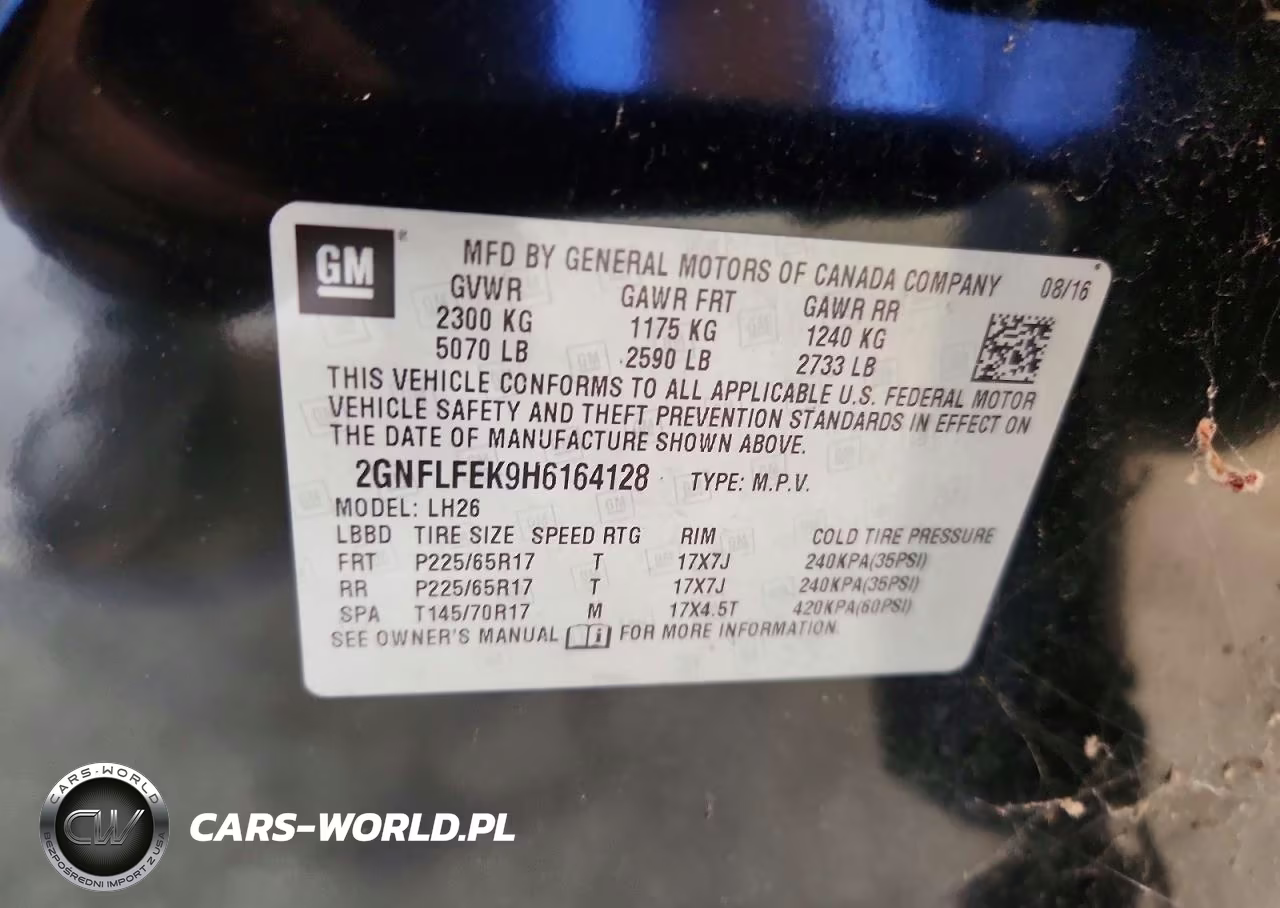 2017 Chevrolet Equinox Lt VIN:2GNFLFEK9H6164128 - 13