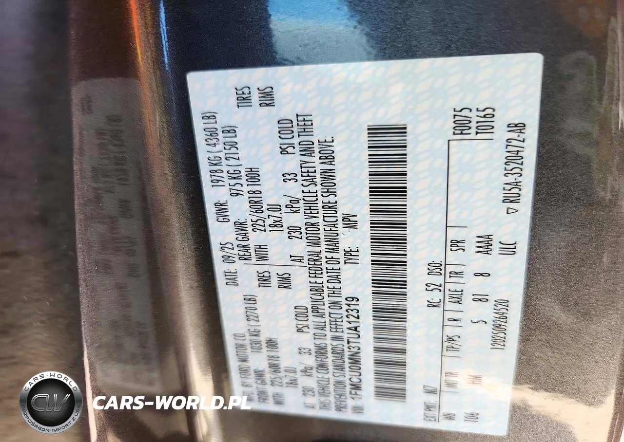 2026 Ford Escape St Line VIN:1FMCU0MN3TUA12319 - 16