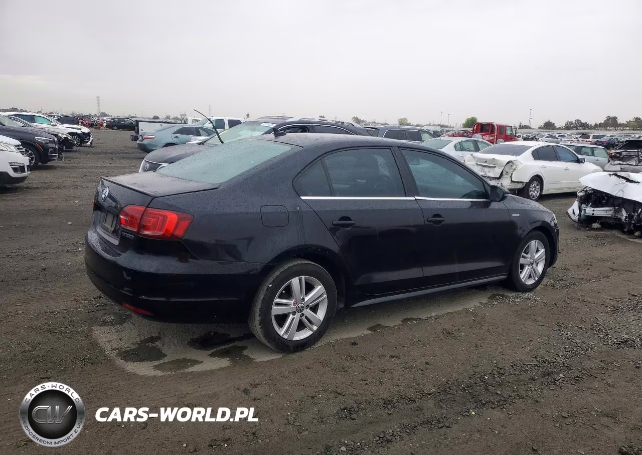 2013 Volkswagen Jetta Hybrid VIN:3VW637AJ0DM263929 - 3
