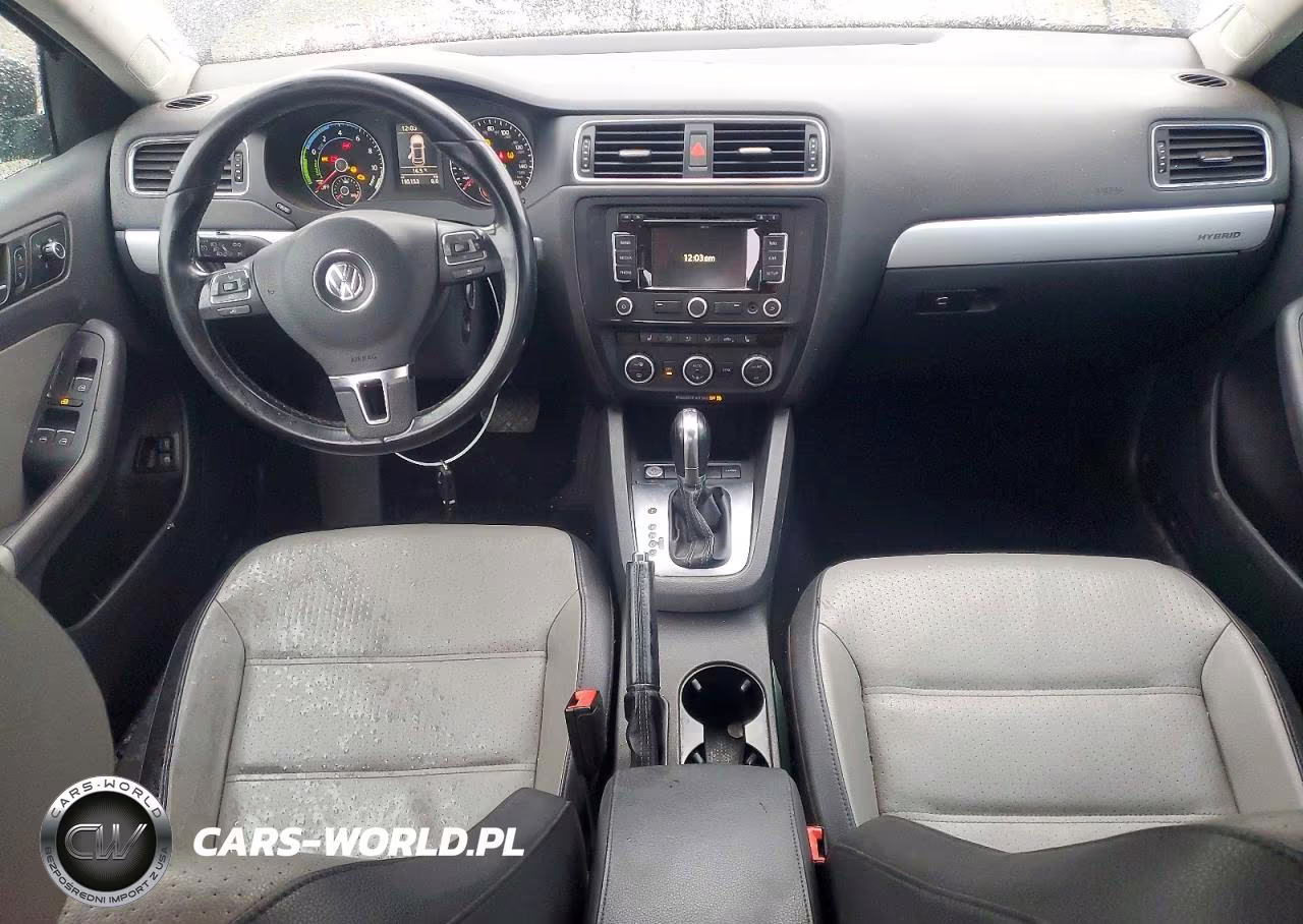 2013 Volkswagen Jetta Hybrid VIN:3VW637AJ0DM263929 - 8