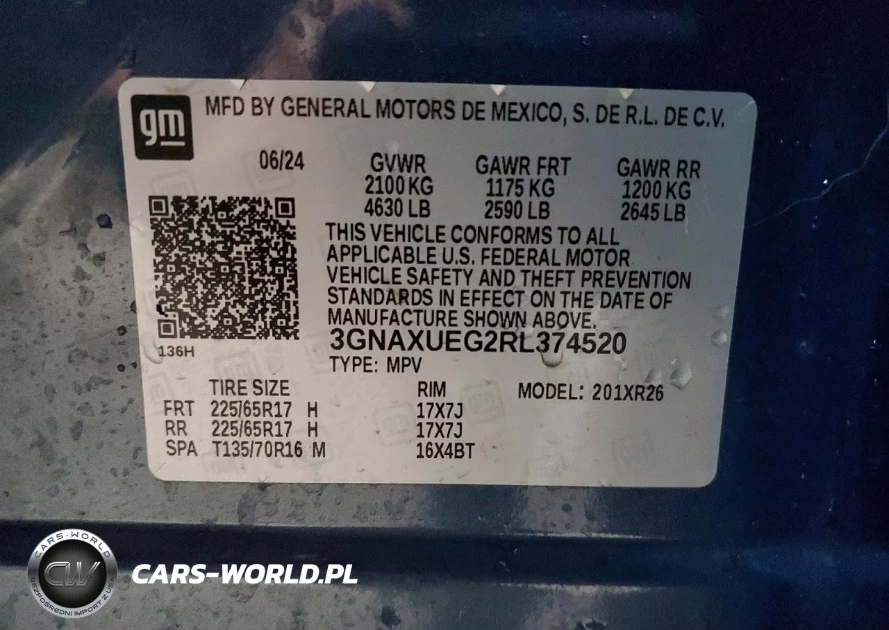 2024 Chevrolet Equinox Lt VIN:3GNAXUEG2RL374520 - 13