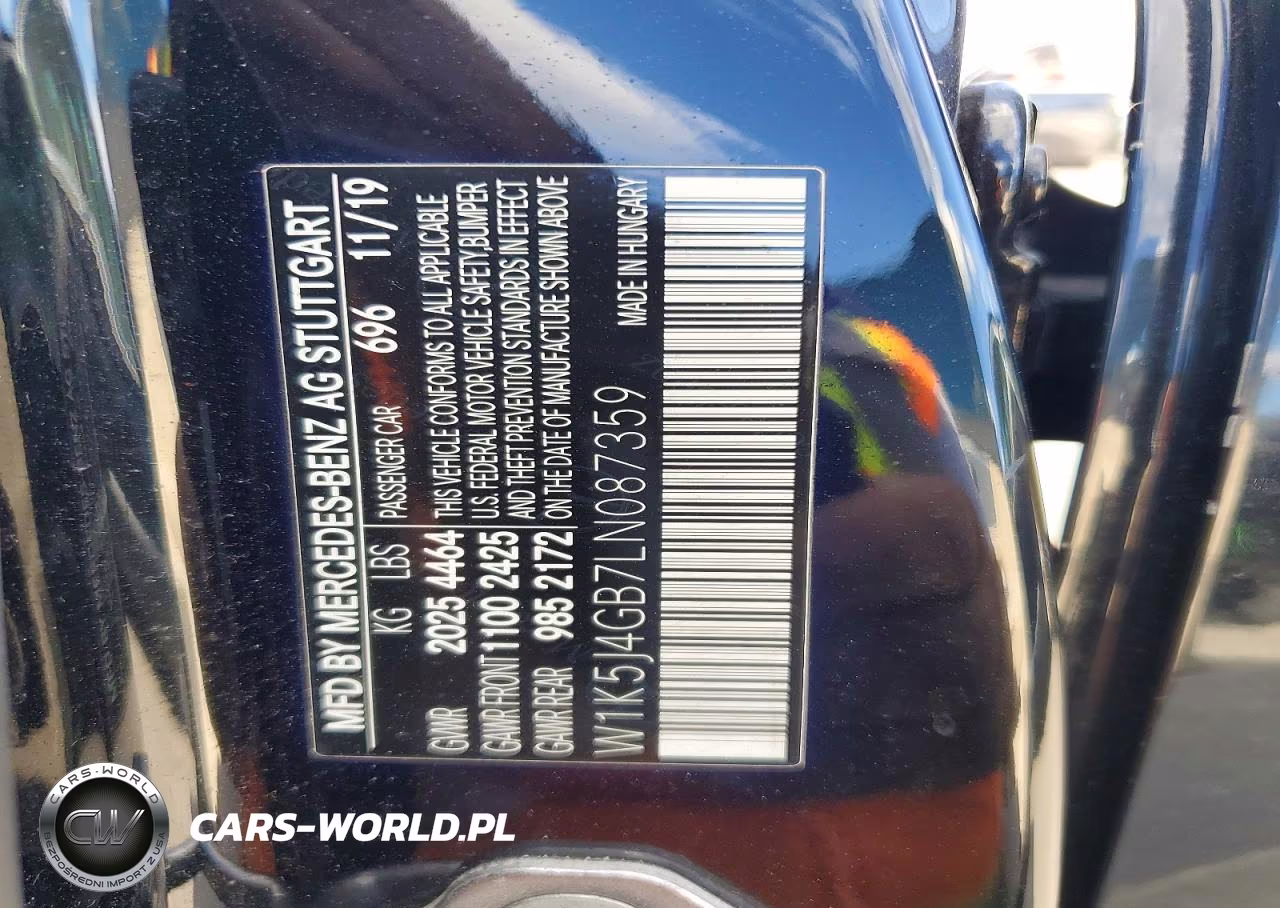 2020 Mercedes-Benz Cla250 VIN:W1K5J4GB7LN087359 - 12