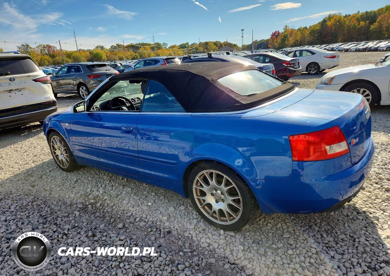 2006 Audi S4 Quattro Cabriolet VIN:WUARL48HX6K900193 - 2