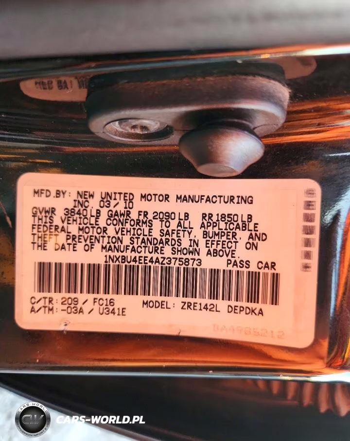 2010 Toyota Corolla Le VIN:1NXBU4EE4AZ375873 - 12