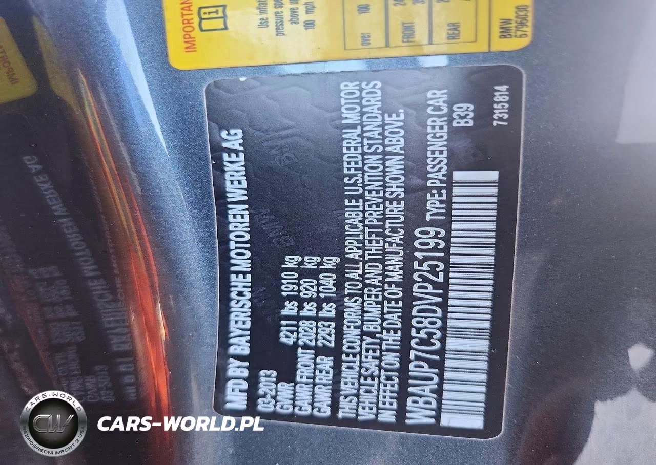 2013 BMW 128 I VIN:WBAUP7C58DVP25199 - 12