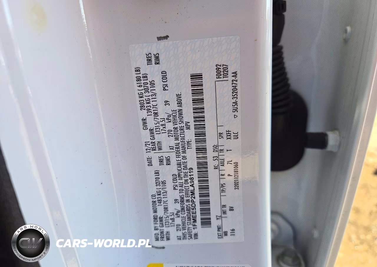 2021 Ford Bronco Base VIN:1FMEE5DP2MLA98119 - 13