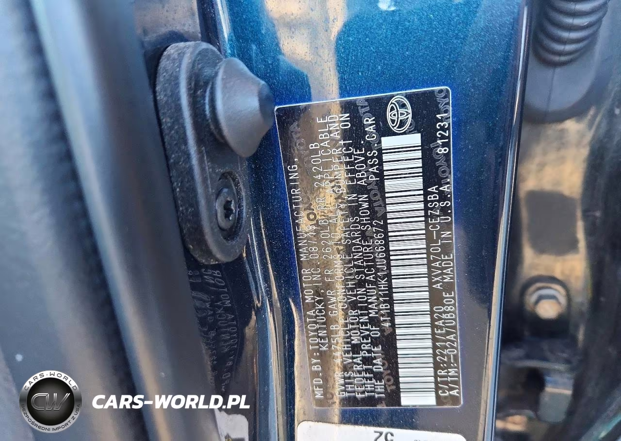 2018 Toyota Camry Se VIN:4T1B11HK1JU668672 - 12