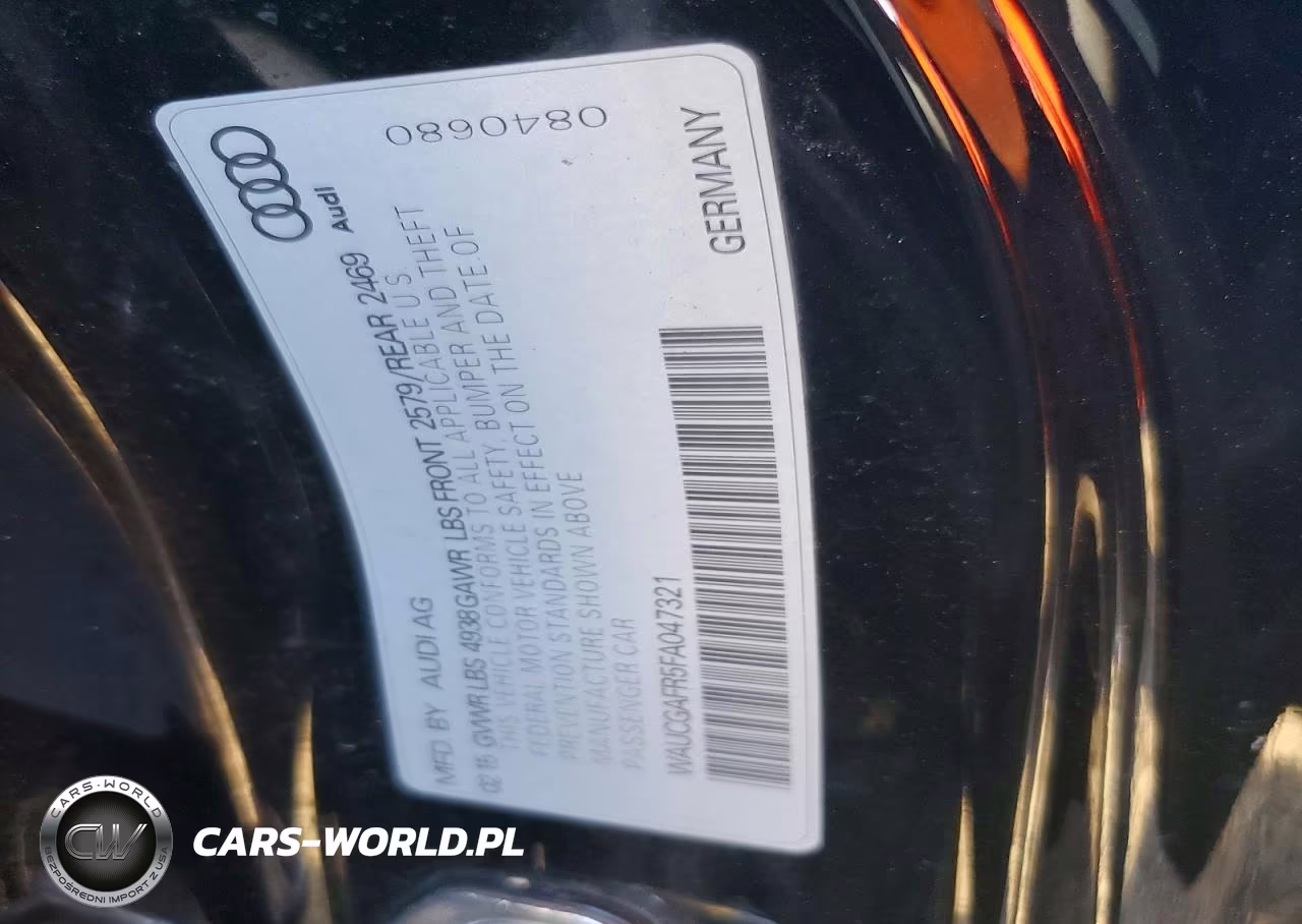 2015 Audi S5 Premium Plus VIN:WAUCGAFR5FA047321 - 12