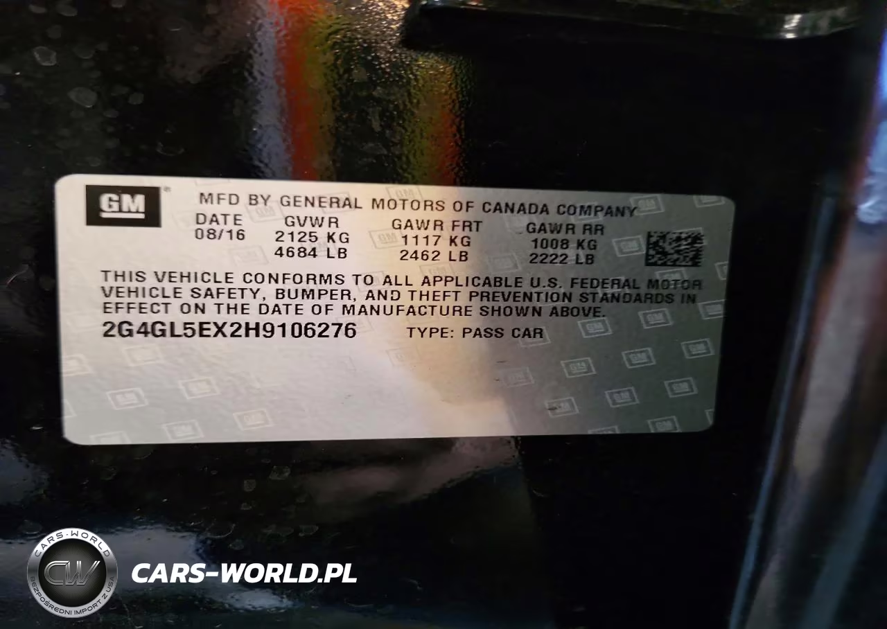 2017 Buick Regal Sport Touring VIN:2G4GL5EX2H9106276 - 12