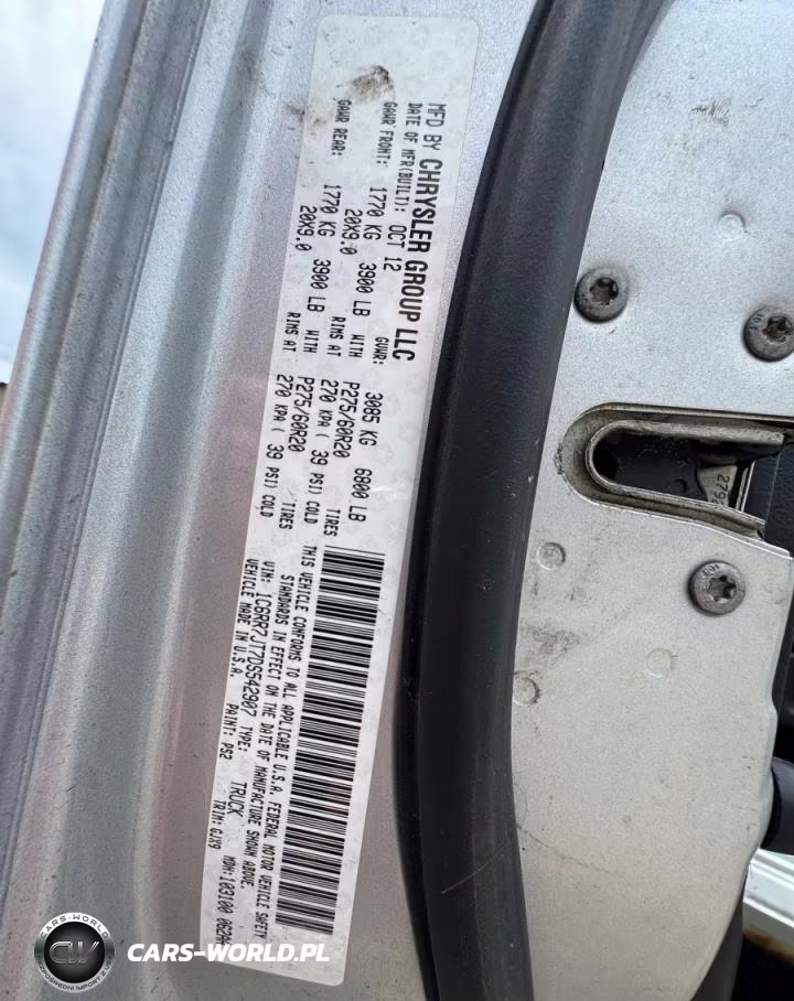 2013 Ram 1500 Laramie VIN:1C6RR7JT7DS542907 - 10