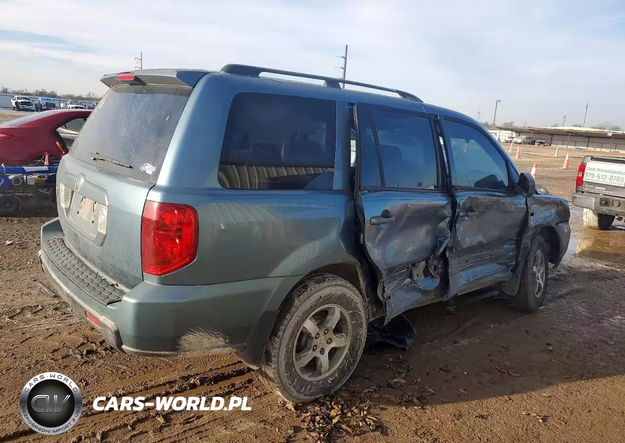 2007 Honda Pilot Exl VIN:5FNYF28517B035445 - 3