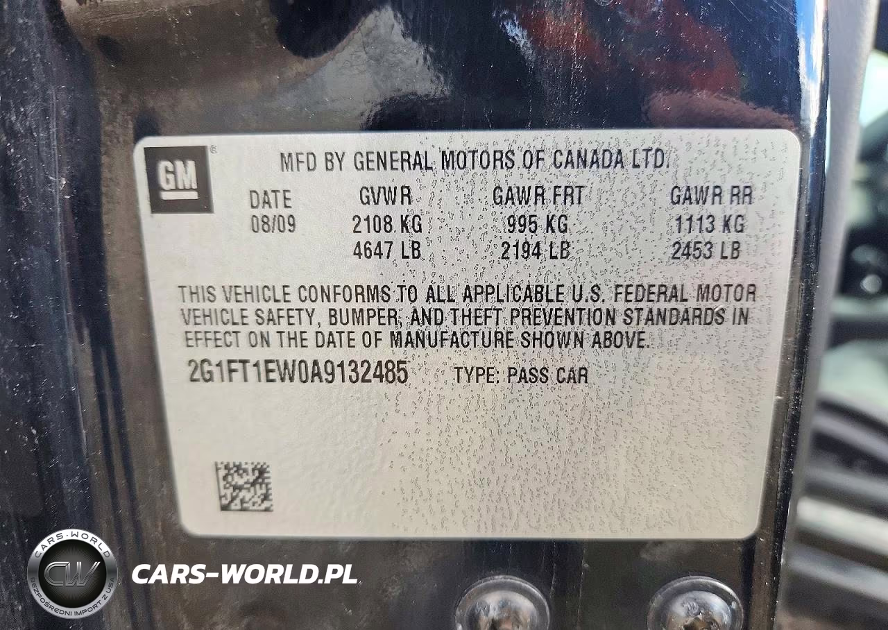 2010 Chevrolet Camaro Ss VIN:2G1FT1EW0A9132485 - 12
