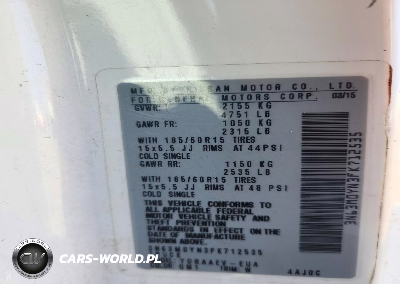 2015 Chevrolet City Express Ls VIN:3N63M0YN3FK712535 - 13