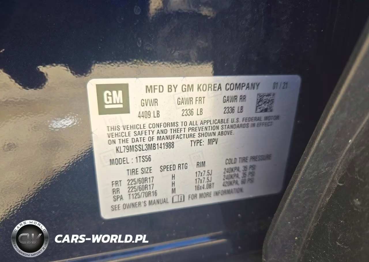 2021 Chevrolet Trailblazer Activ VIN:KL79MSSL3MB141988 - 13
