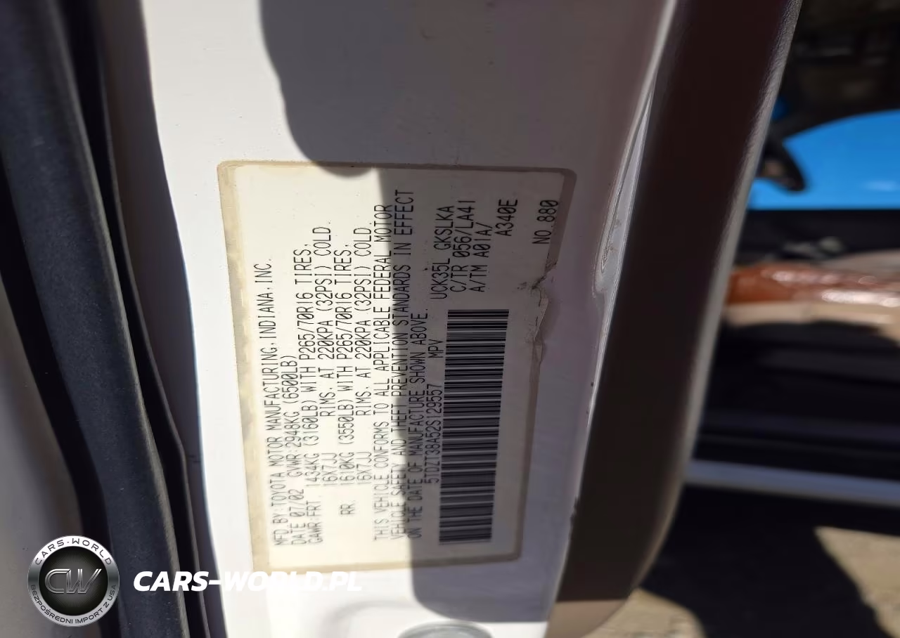 2002 Toyota Sequoia Limited VIN:5TDZT38A52S129557 - 14