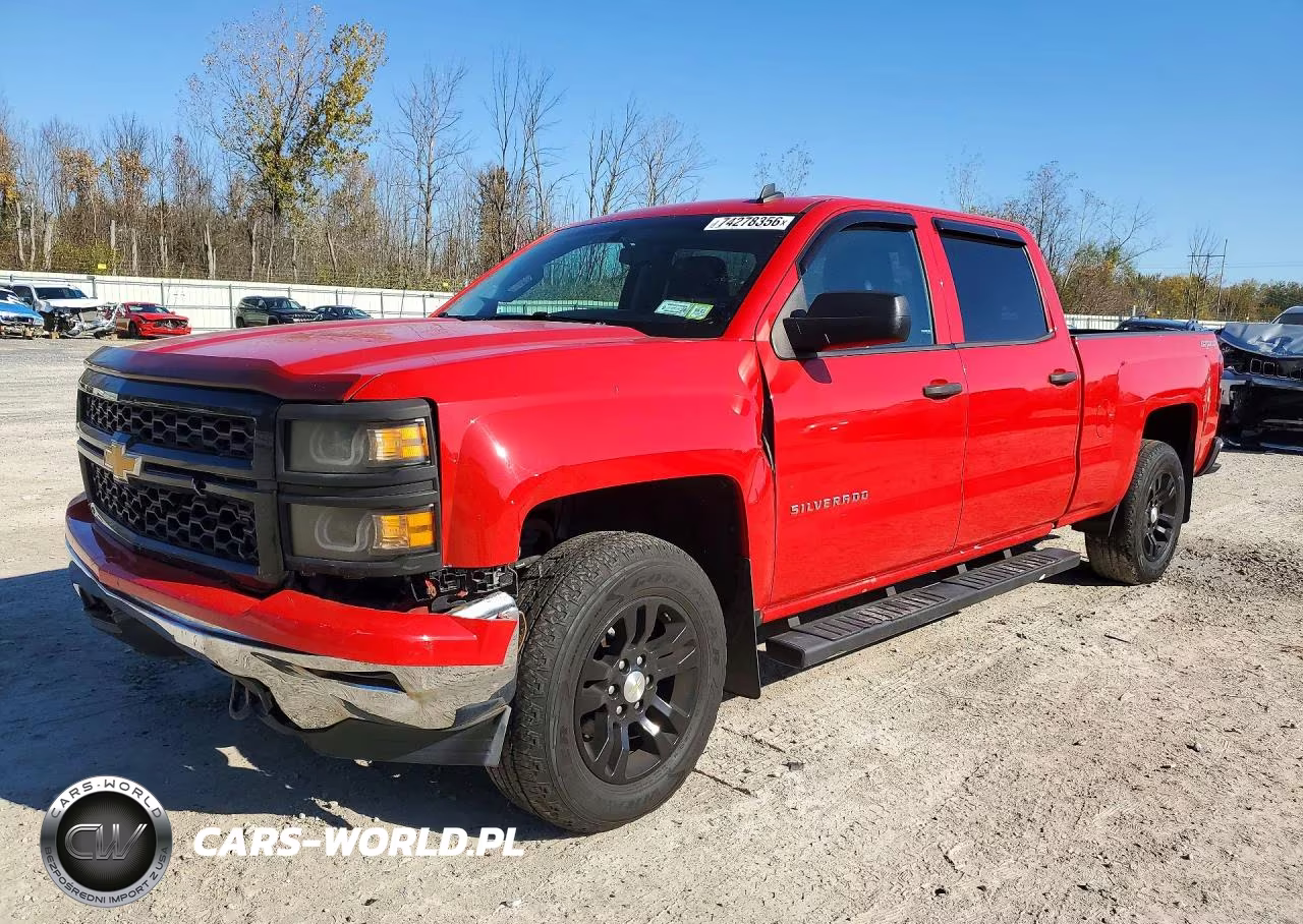 2014 Chevrolet Silverado K1500 Lt VIN:3GCUKREC2EG205325 - 1