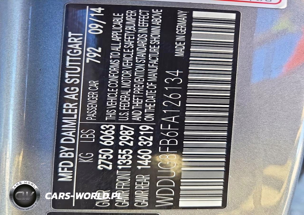 2015 Mercedes-Benz S 550 4Matic VIN:WDDUG8FB6FA126134 - 12