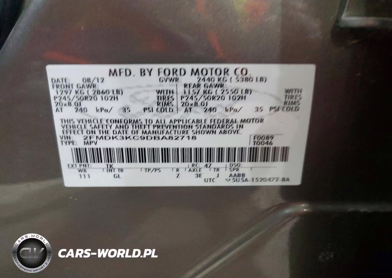 2013 Ford Edge Limited VIN:2FMDK3KC9DBA82718 - 13