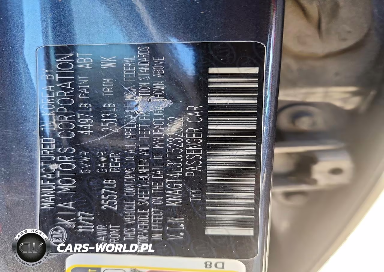 2018 Kia Optima Lx VIN:KNAGT4L31J5232322 - 12
