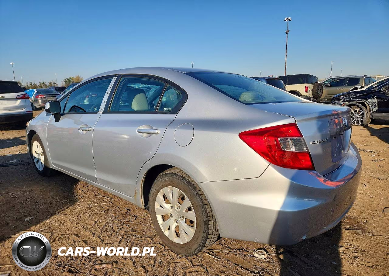 2012 Honda Civic Lx VIN:2HGFB2F58CH597676 - 2