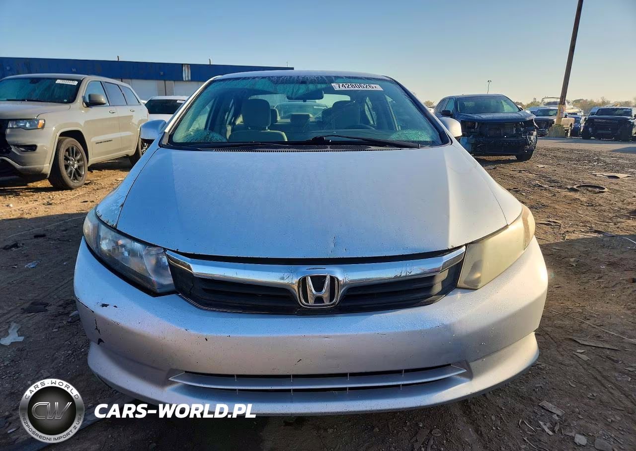 2012 Honda Civic Lx VIN:2HGFB2F58CH597676 - 5