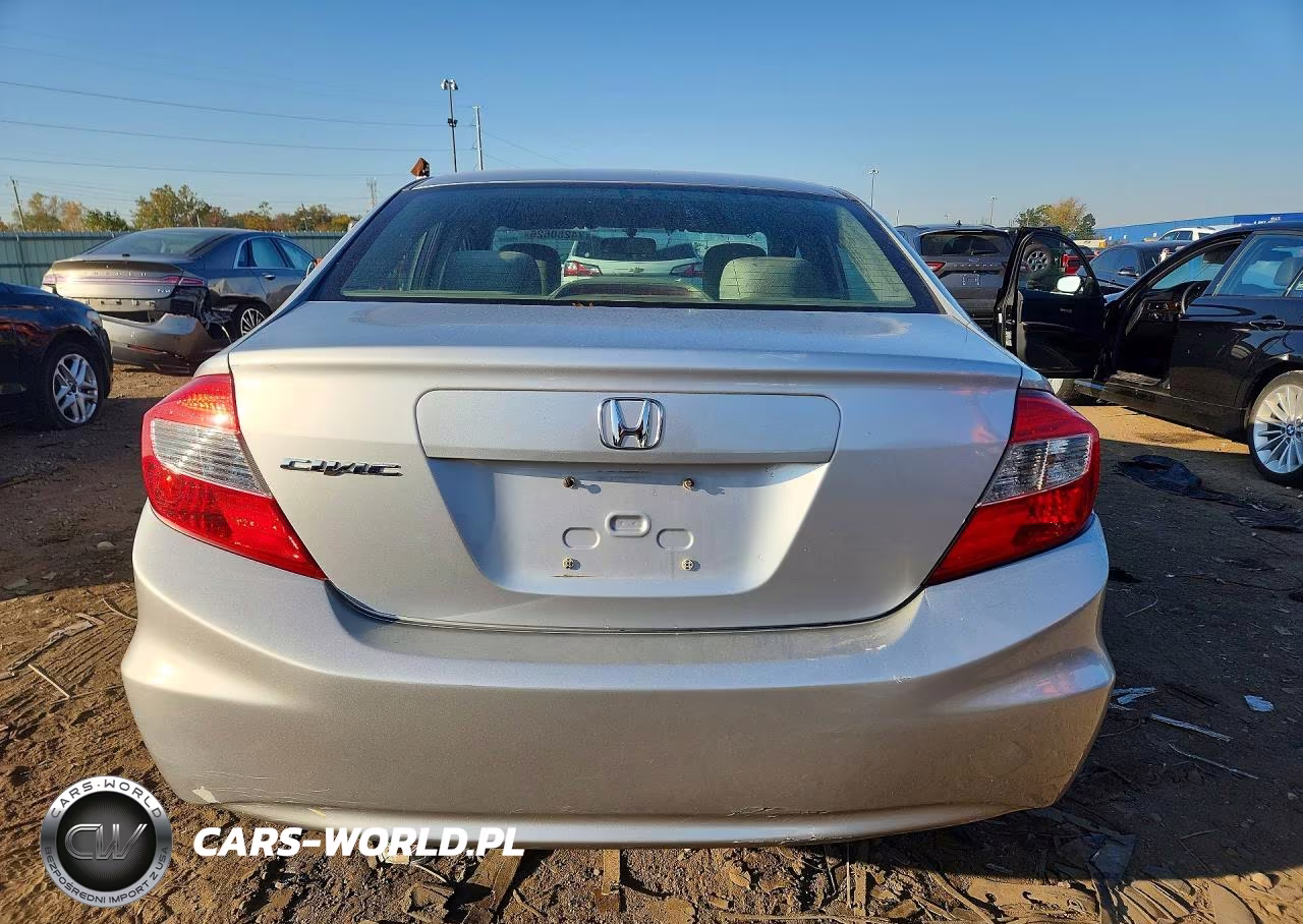 2012 Honda Civic Lx VIN:2HGFB2F58CH597676 - 6