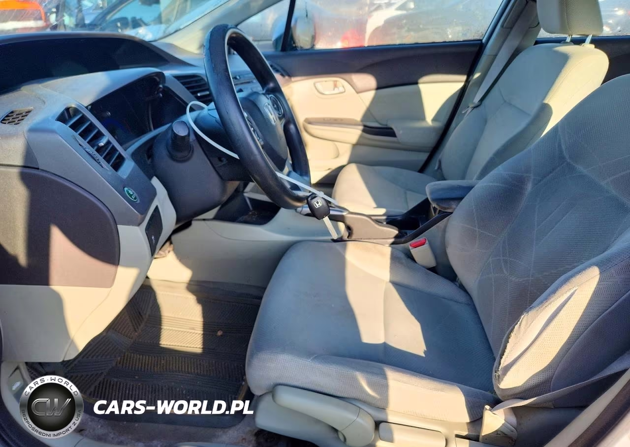 2012 Honda Civic Lx VIN:2HGFB2F58CH597676 - 7