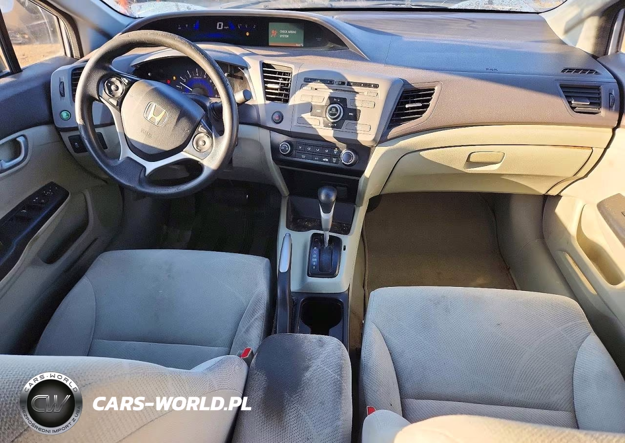 2012 Honda Civic Lx VIN:2HGFB2F58CH597676 - 8